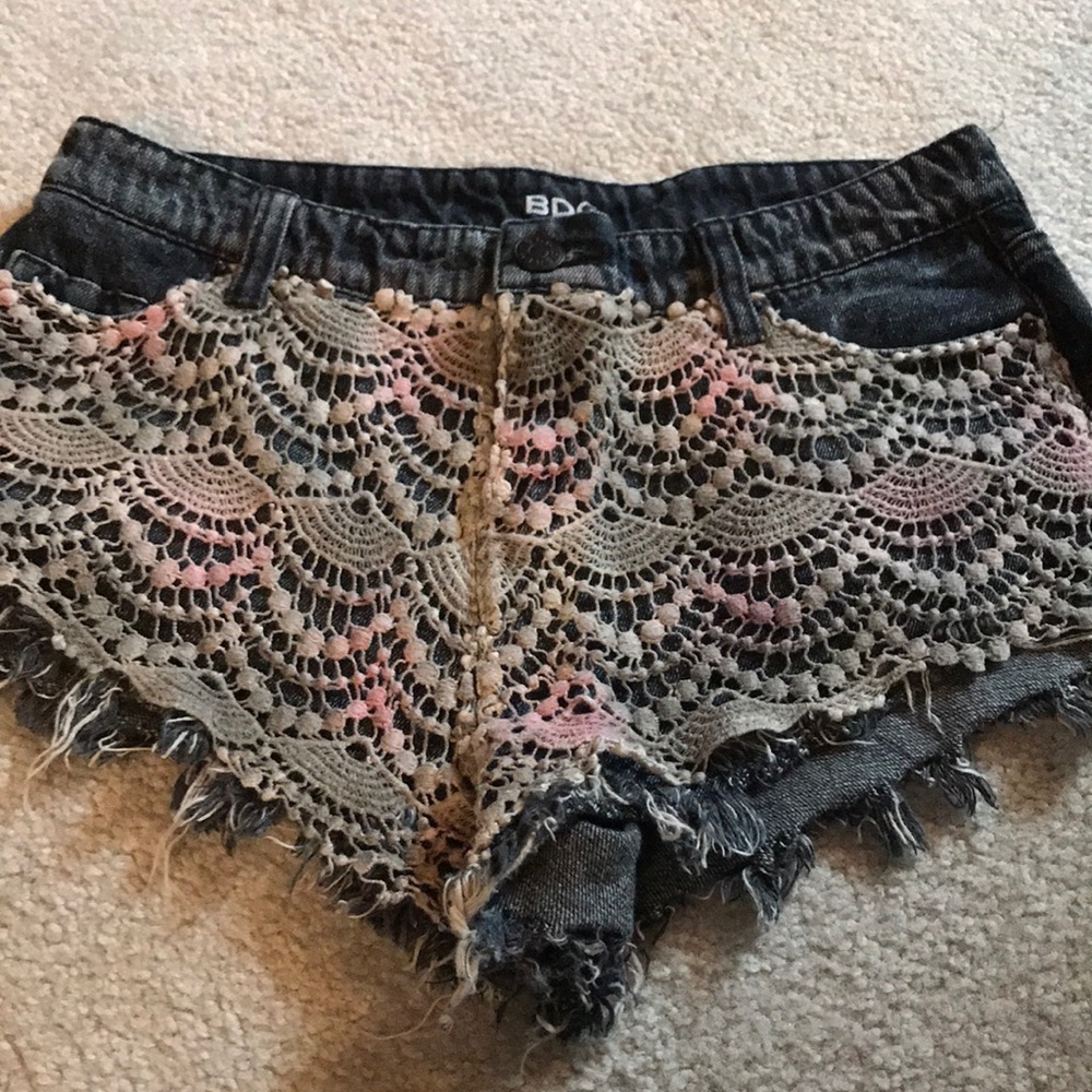 Denim shorts